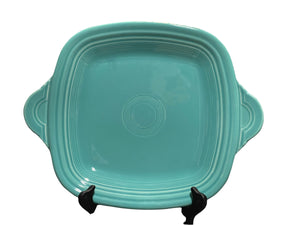 Fiesta Turquoise Square Handled Tray