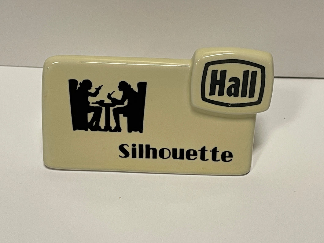 Hall Display Dealer Sign Silhouette