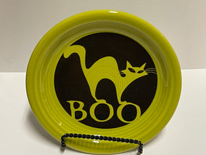 Fiesta Boo Cat Appetizer Plate. RETIRED
