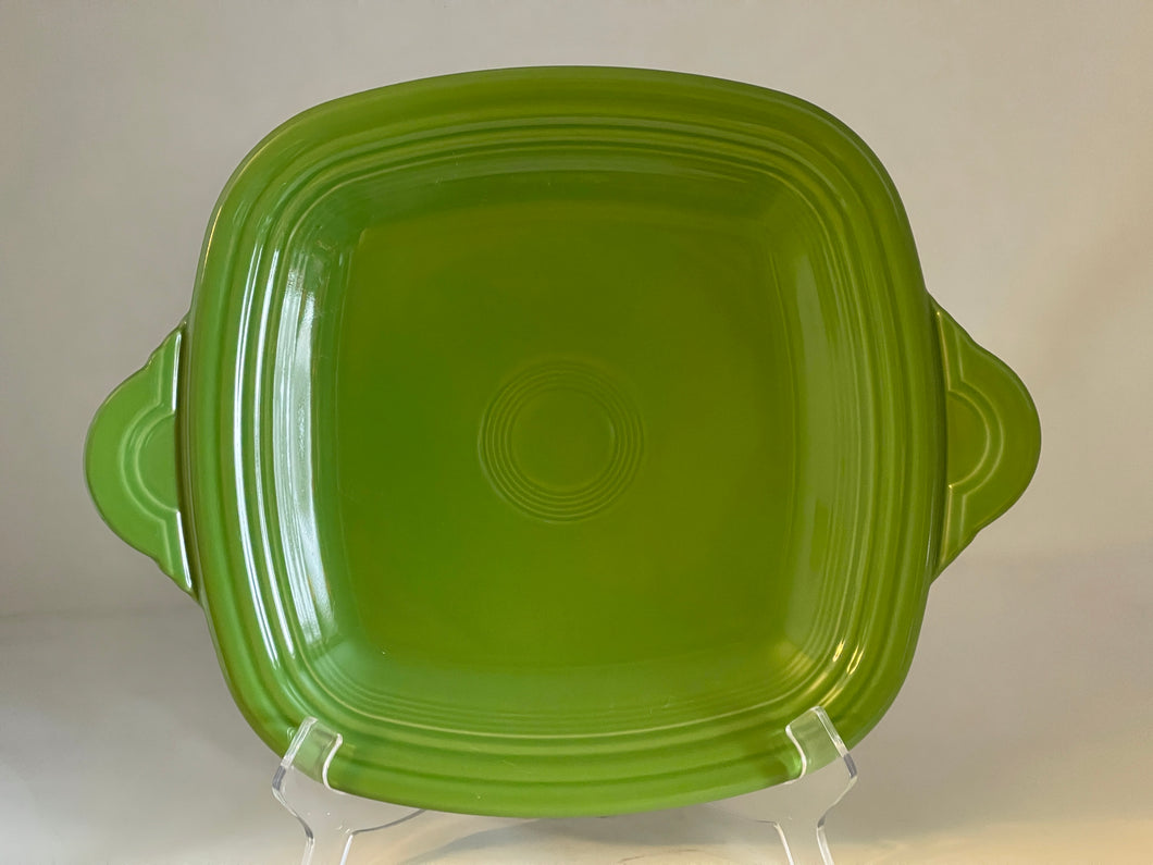 Fiesta Square Handled Tab Tray Serving Tray Shamrock Green VHTF Only One