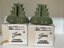 Load image into Gallery viewer, Fiesta Sage pyramid Set NIB Retired Color Numbered 360/600
