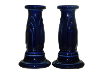 Fiesta Y2K Tapered Candle Sticks Cobalt Pair