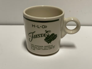 Fiesta Commemorative 50th Anniversary Mug Limited Edition Forrest  Green