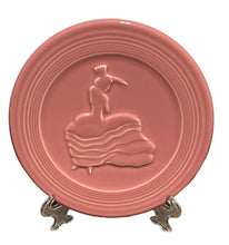 Load image into Gallery viewer, Fiesta Homer Laughlin Dancing Lady Hot Plate Trivet Peony
