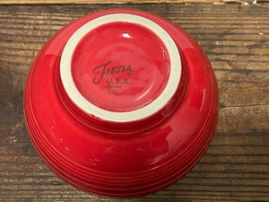 Fiesta Scarlet Small Rice Footed Bowl 5"