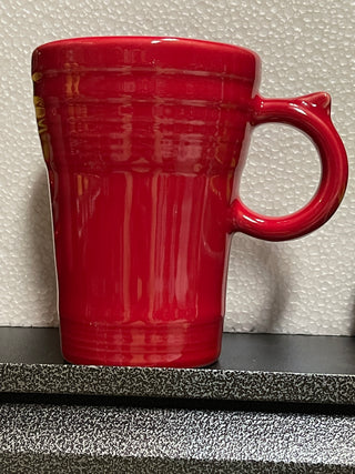 Fiesta Scarlet Latte Mug Retired Design