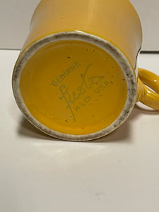 Vintage Fiesta Yellow Tom & Jerry Mug Ring Handled