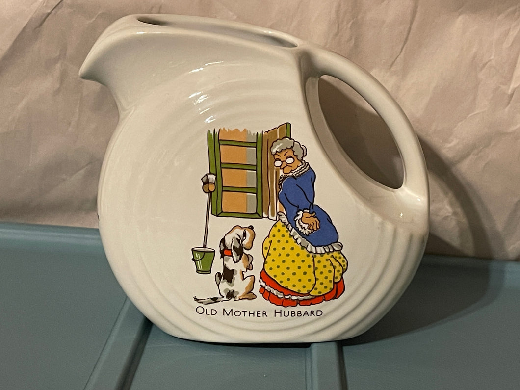 Fiesta China Specialties Old Mother Hubbard Juice Pitcher HTF