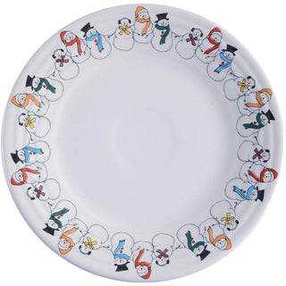 Fiesta 9” Luncheon Snowmen decal (Bon Ton Exclusive )