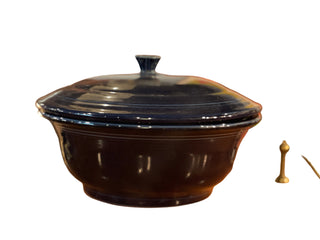 Fiestaware Cobalt Blue Covered Casserole Fiesta 70 oz Retired Style Baking Dish