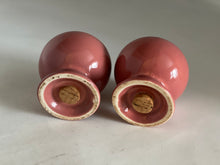 Load image into Gallery viewer, Vintage Fiesta Rose Bulb Salt &amp; Pepper Set
