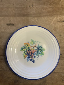 HTF Fiestaware Watercolor Grapes Plate Luncheon