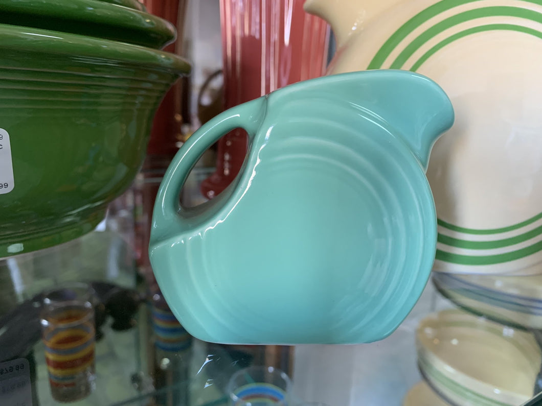 Fiestaware Mini Disc Pitcher - Seamist