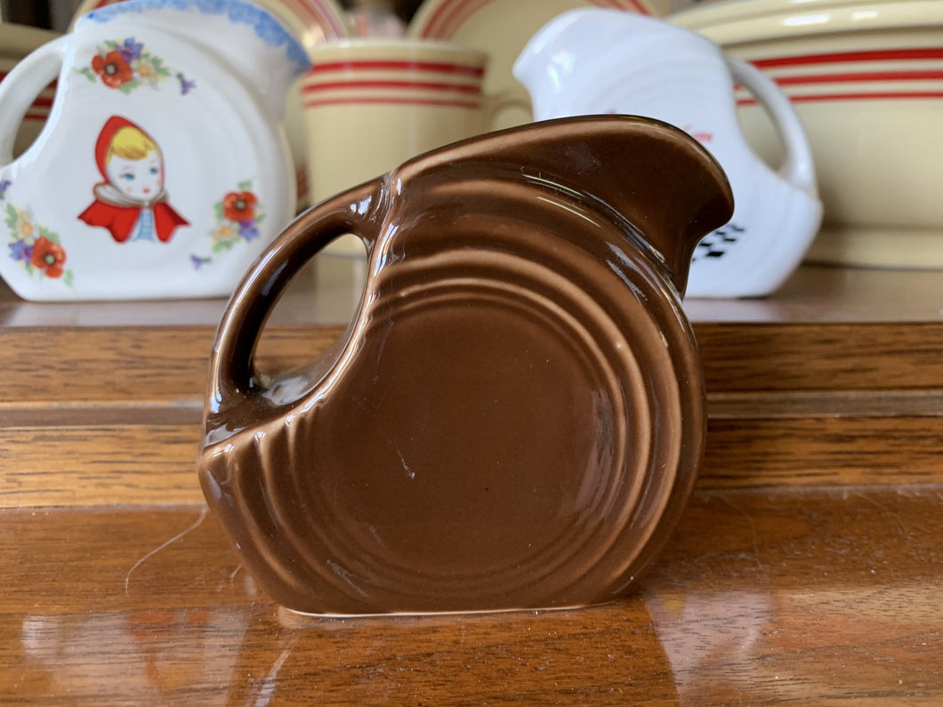 Fiestaware Mini Disc Pitcher - Chocolate