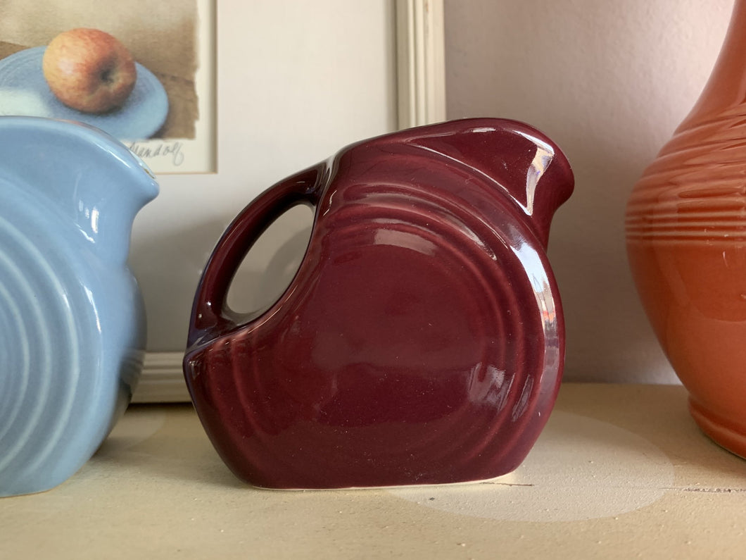 Fiestaware Mini Disc Pitcher - Claret