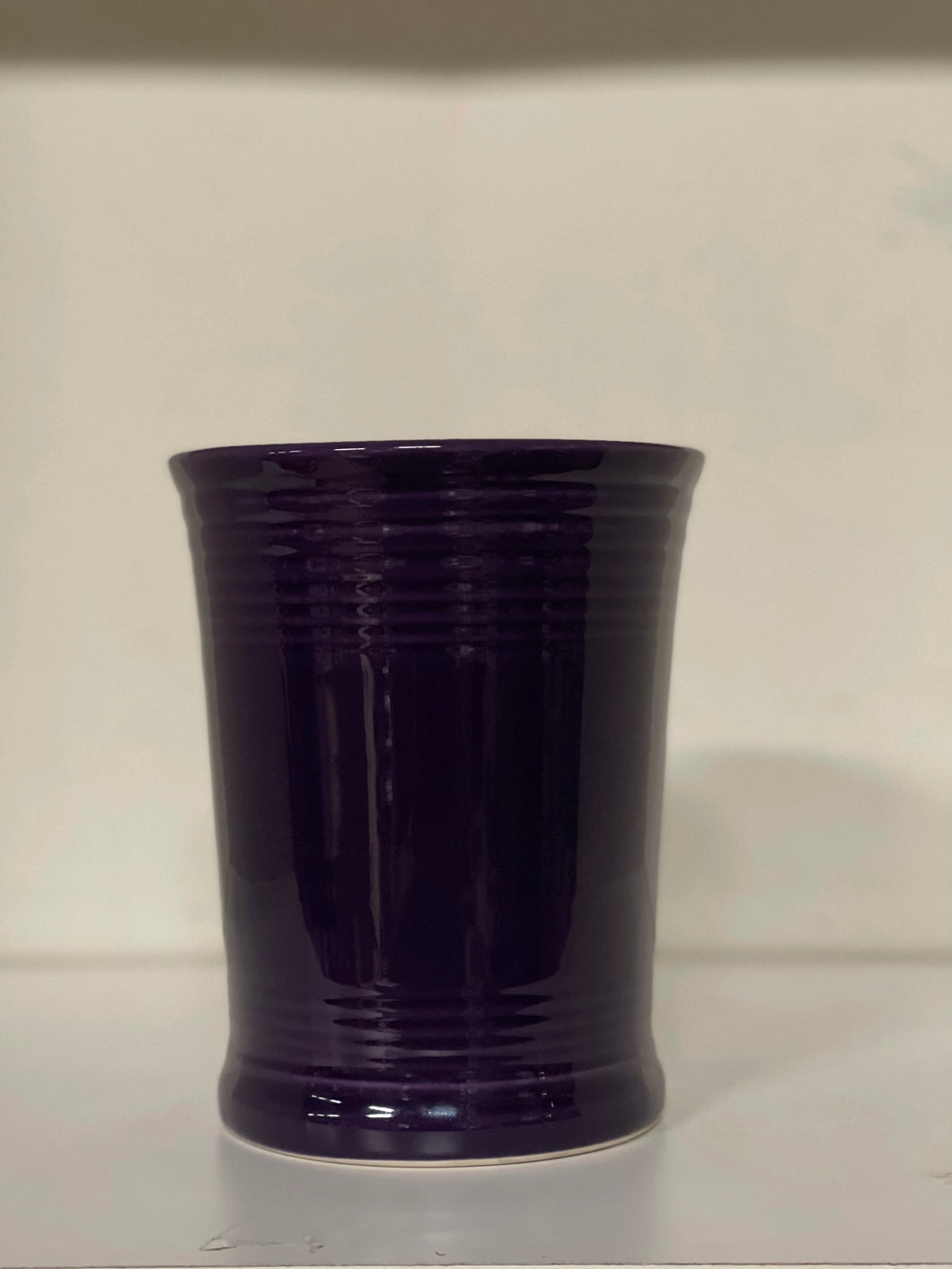 FIESTA Plum Purple Utensil Holder Crock Fiestaware 6 1/2