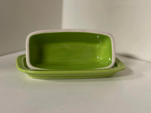 Load image into Gallery viewer, Fiesta Chartreuse Butter Dish Retired shape and color
