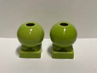 Fiesta Chartreuse Bulb Candle Holder Set
