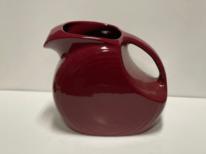Fiesta Cinnabar Large Water Pitcher Disk Retired Color