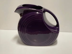 Fiesta Plum Water Large Disk Pitcher Retired Color Purple