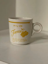 Load image into Gallery viewer, Homer Laughlin 50th Anniversary Fiesta Coffee Mug w  Sticker Marigold
