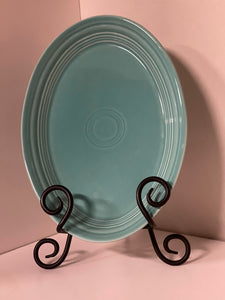 Fiesta Small Oval Platter - Turquoise