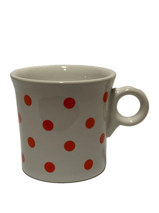 Fiesta HLCCA White w Poppy Dots Mug