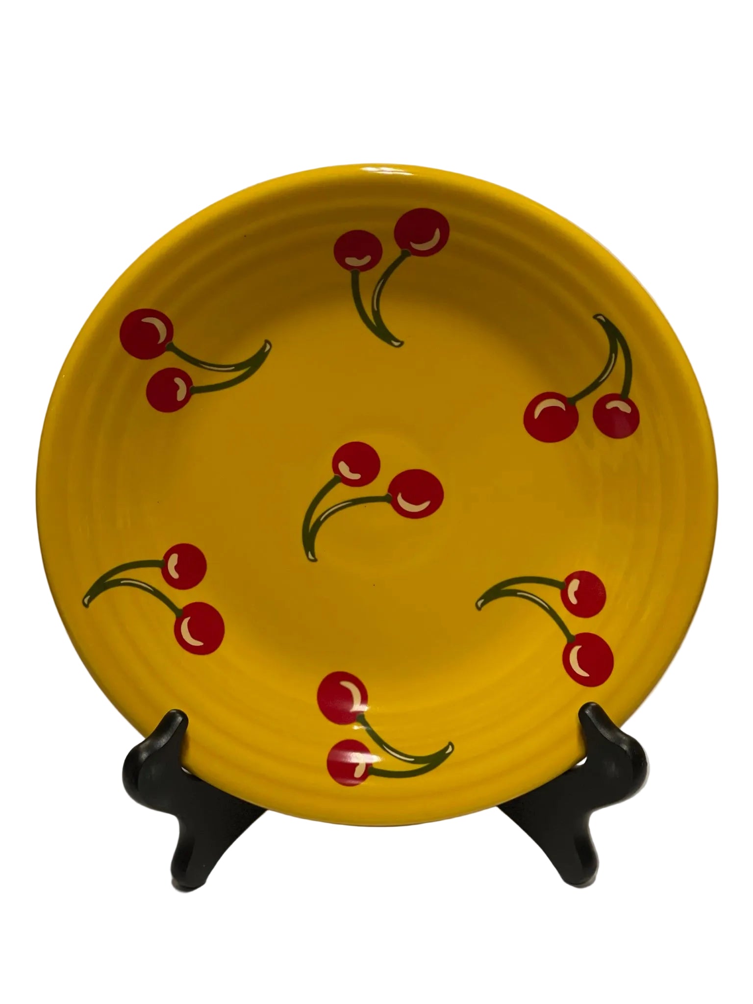 Fiesta HLCCA Exclusive Daffodil w Cherries Luncheon Plate