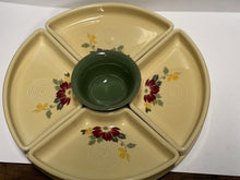Load image into Gallery viewer, Fiesta HLCCA Clematis Omni Tray Set Ivory Pizza Tray Sage Bullion Bowl
