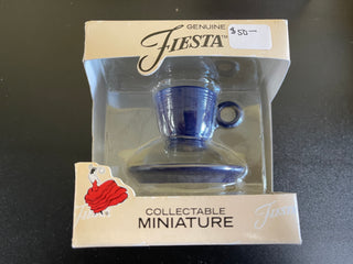 Genuine Fiesta Go Along Cobalt Teacup & Saucer