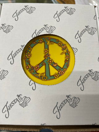 Fiesta Peace Sign Ornament