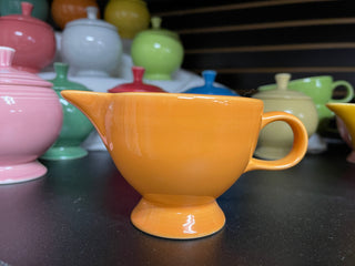 Fiesta Tangerine Ring Handled Creamer