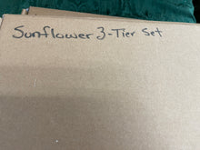 Load image into Gallery viewer, Fiesta 3 Tier Tidbit Tray Sunflower
