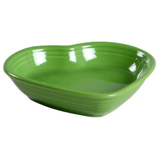 Fiesta Medium Heart Bowl Retired Shamrock
