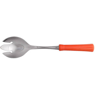 Fiesta Retired Ceramic Handled Poppy Spork Slotted Fork  Stainless