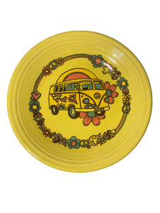 Fiesta Peace & Love Sunflower Dinner Plate