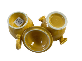 Vintage Original Yellow Cream and Sugar SET
