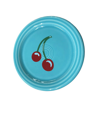 Fiesta HLCCA Turquoise w Cherries Coaster