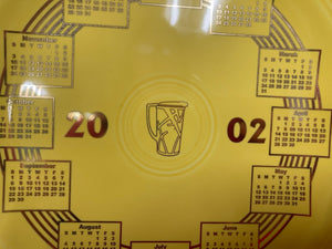 Fiesta Limited Edition ELSSAA 2001 Sunflower Calendar Plate  17/24