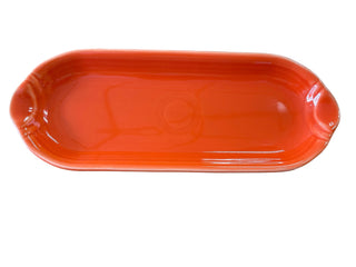 Fiesta Poppy Corn Relish Tray  Outlet Exclusive