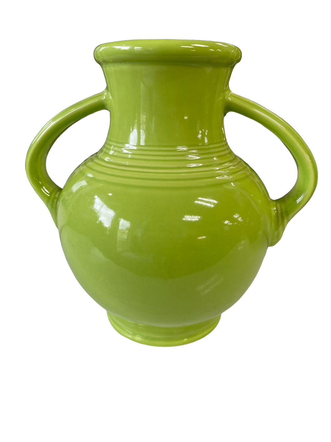 Fiesta Millennium 1 Vase Chartreuse  2  Handled Vase