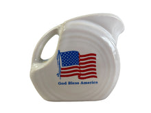 Load image into Gallery viewer, Fiesta China Specialties God Bless America Mini Pitcher FLAG
