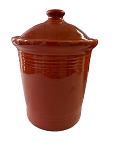 Fiesta Small Paprika Canister Retired Color & Shape
