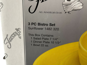 Fiesta 3pc Boxed Bistro Set