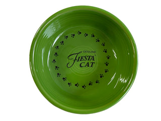 fiesta small cat bowl Shamrock