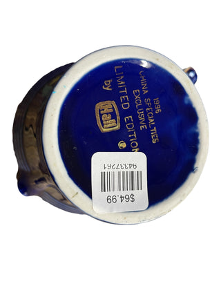 Hall Art Deco Blue Blossom 1 Cup Teapot