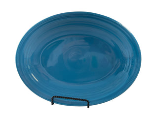 Fiesta Medium Platter Peacock Retired Color