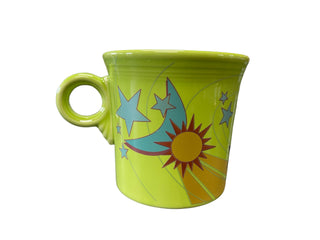 Fiesta "AMHN" Ring handle Mug Chartreuse American Museum of Natural  History