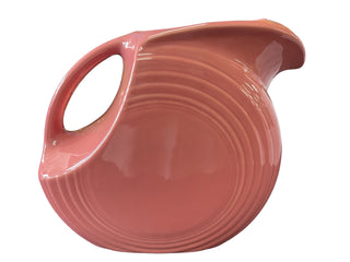 Fiesta Rose Water Large Disk Pitcher