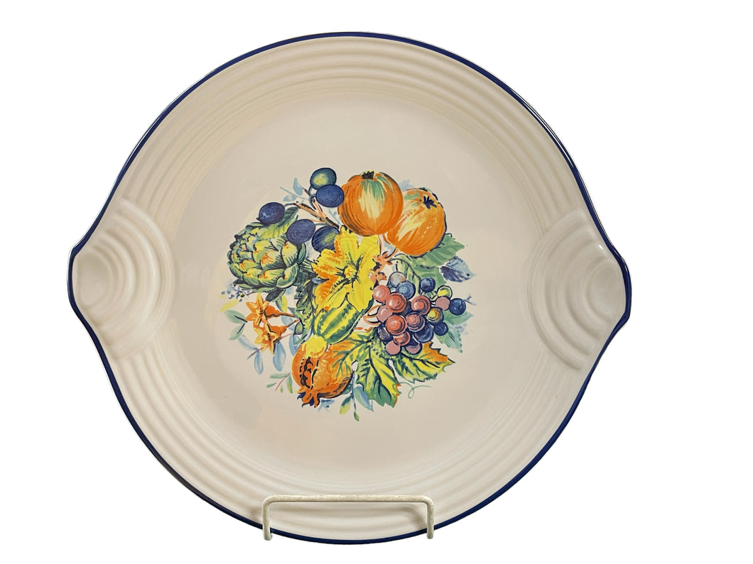 HTF Water Color Hostess Serving Tray